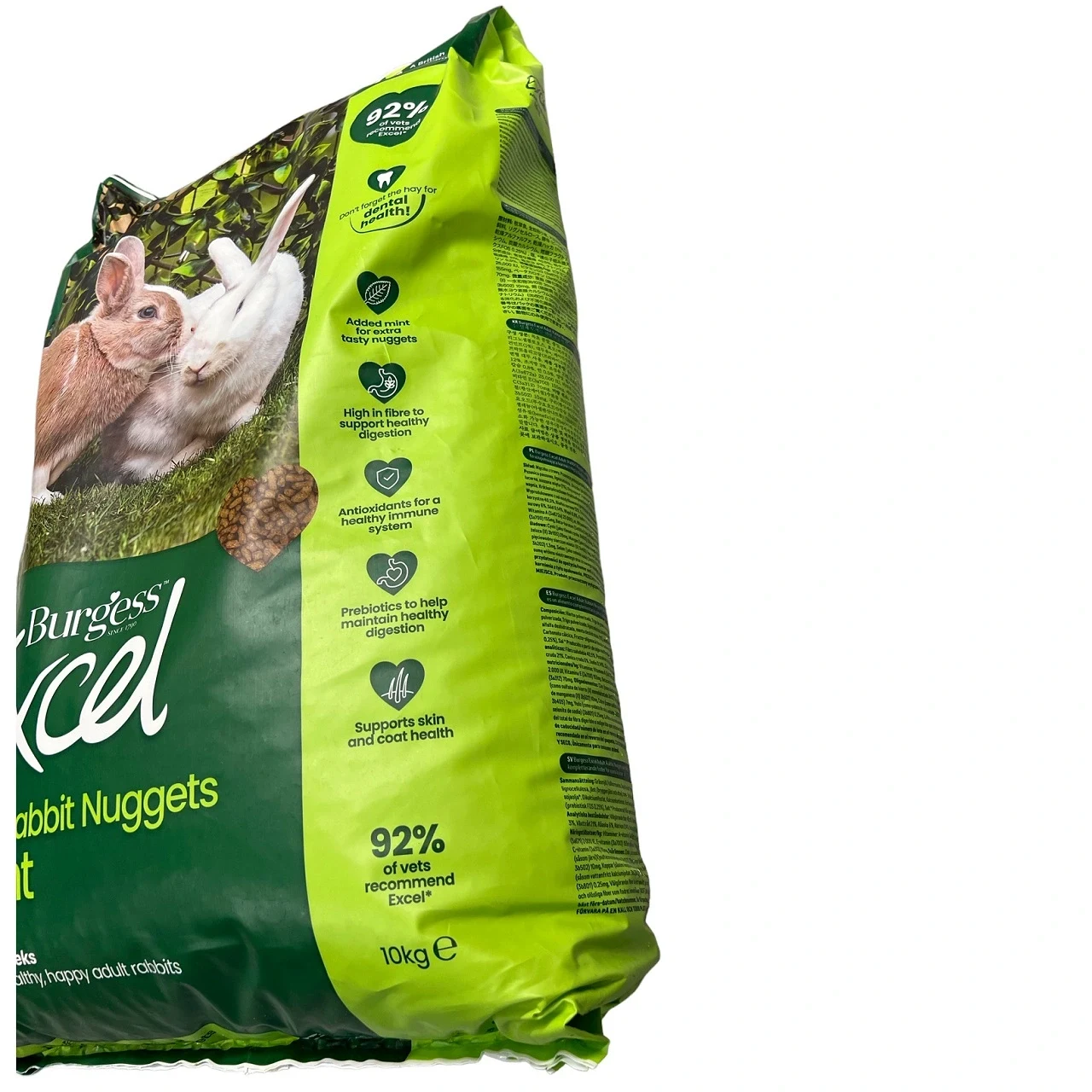 Burgess Excel Kaninfoder Mint 10 kg - voksen kanin
